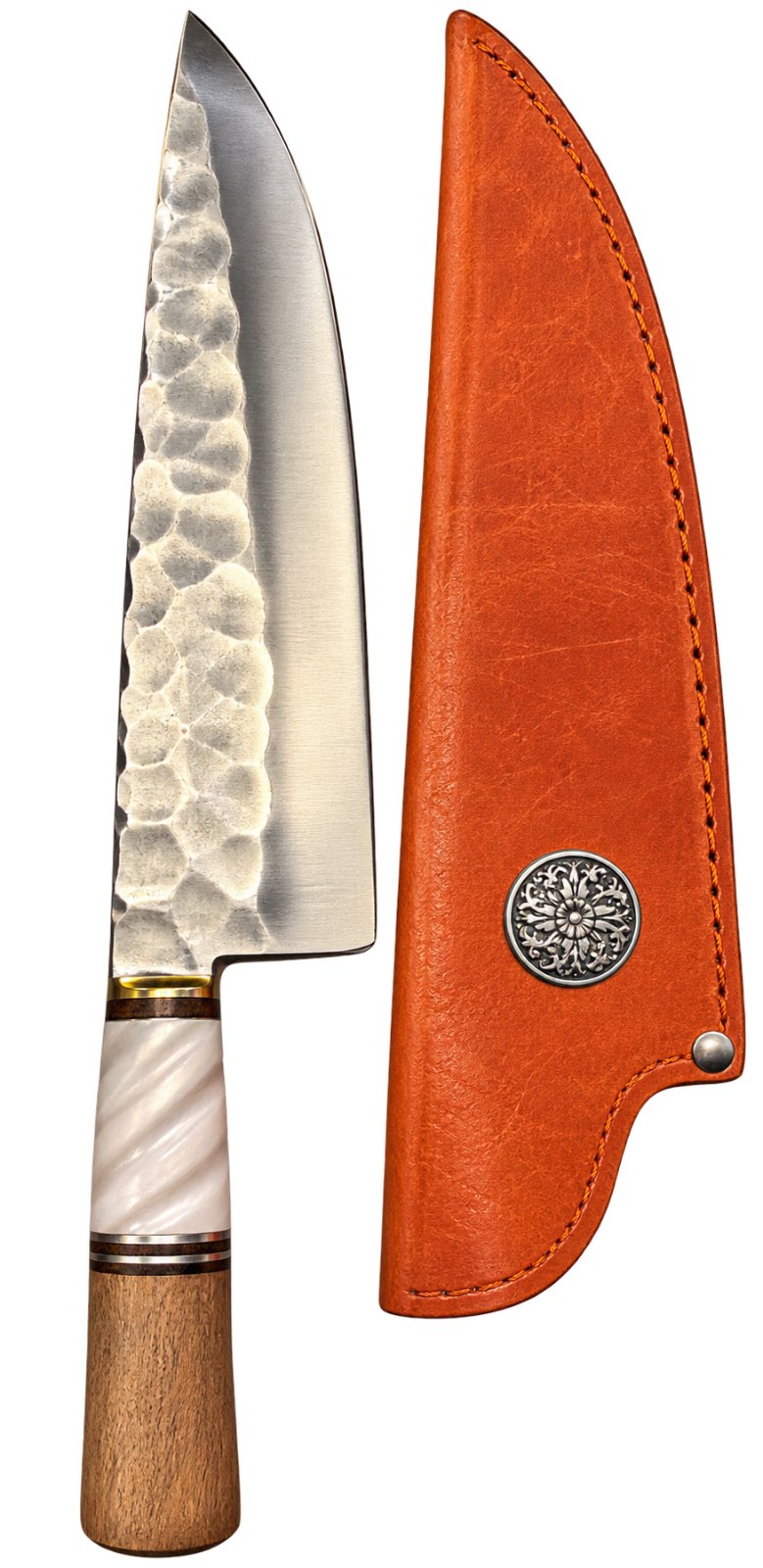 cuchillo de acero con mango combinado