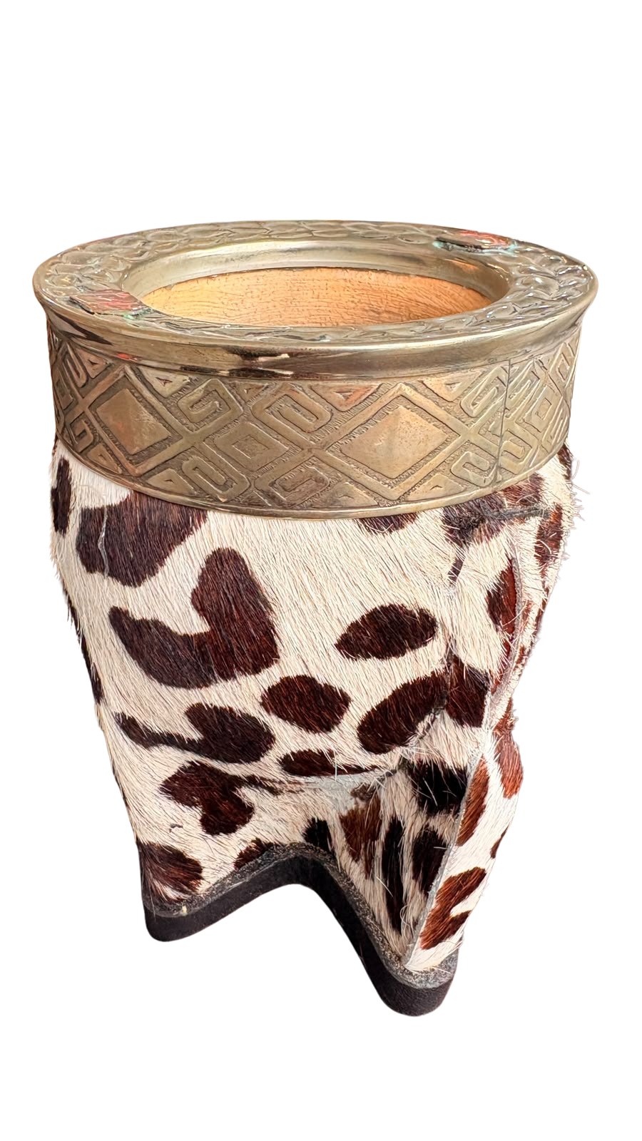 mate animal print blanco