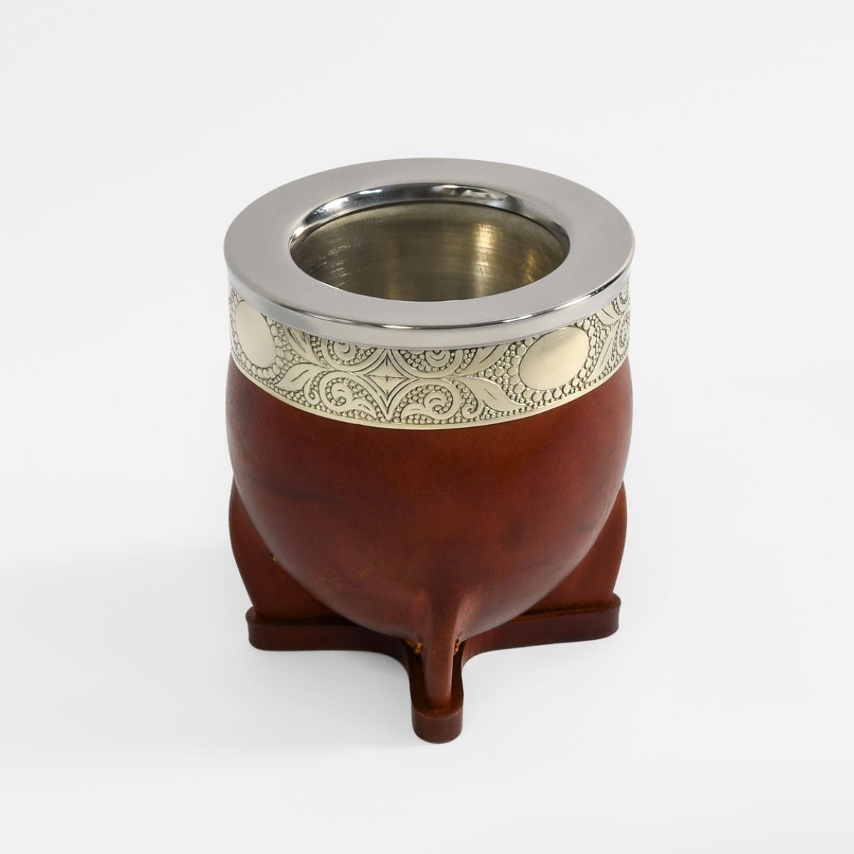 Mate imperial calabaza combinado (acero-alpaca)
